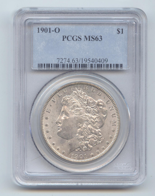 1901-O Morgan Silver Dollar, PCGS MS-63