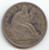 1861 Seated Liberty Half Dollar, AU-Unc