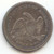 1857 Seated Liberty Quarter, Original XF