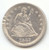 1842-O Large Date Seated Liberty Quarter, XF Details