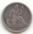 1837 Seated Liberty Dime, Small Date, Original VF-XF