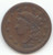 1839 Silly Head Large Cent, Problem Free VG