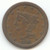 1856 Braided Hair Half Cent, Fine