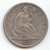 1857 Seated Liberty Half Dollar, XF