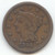 1844 Braided Hair Large Cent, Fine