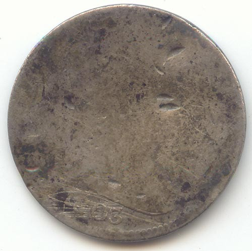1803 Draped Bust Dime, Scarce, Low Grade, Clear Date