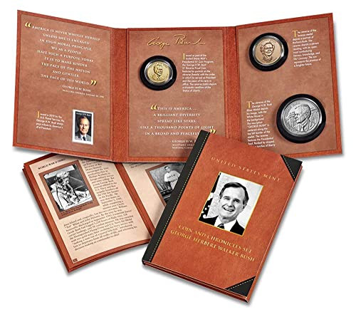 2020 George Herbert Walker Bush Coin and Chronicles Set Uncirculated US Mint