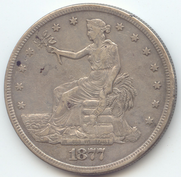 1877-S Trade Dollar,XF Details
