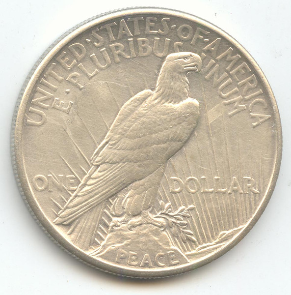 1921 High Relief Peace Dollar, AU-Unc Details - ebwcoin