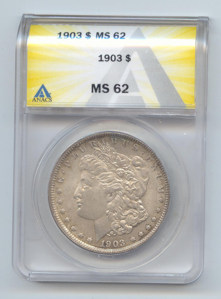 1903 Morgan Silver Dollar, ANACS MS-62