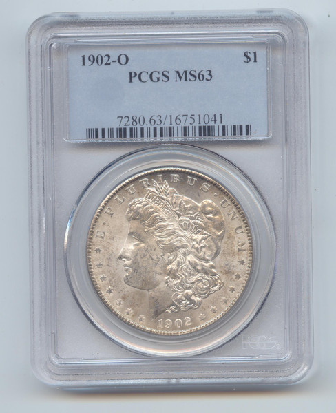 1902-O Morgan Silver Dollar, PCGS MS-63