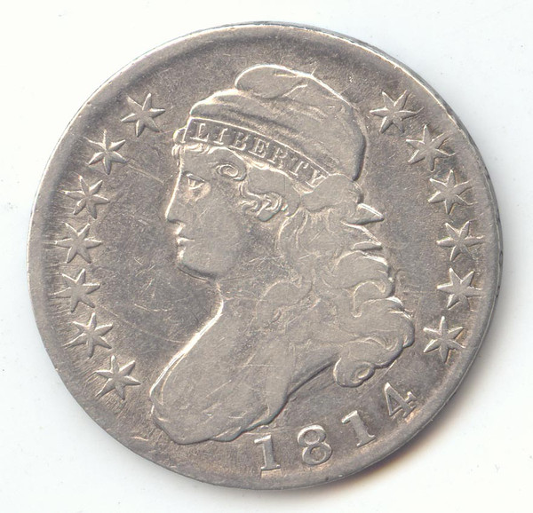 1814 Capped Bust Half Dollar, Fine Details
