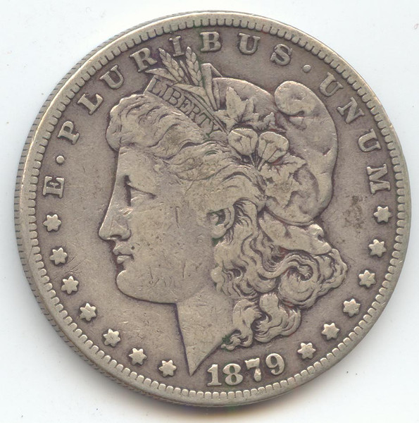 1879-S Reverse of 1878 Morgan Silver Dollar, Original F-VF