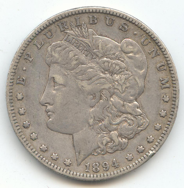 1894-O Morgan Silver Dollar, Original XF