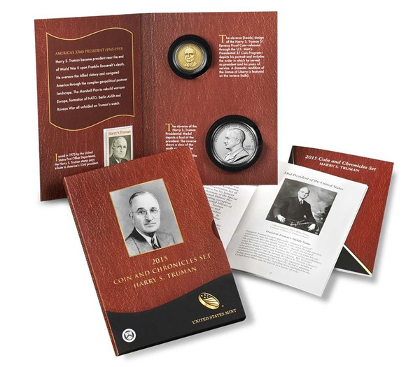 2015 P Presidential Coin & Chronicles Set - Harry S. Truman (AX1) Uncirculated