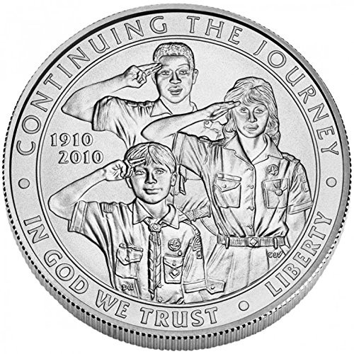 2010 P Boy Scouts Centennial Silver Dollar Commemorative Uncirculated US Mint