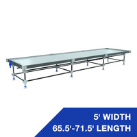 Wachsen 5' Rolling Bench 65.5'