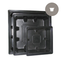 SQUARE BLACK 100 Gallon Reservoir INDENTED