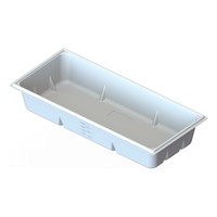 100 Gallon Reservoir, White, Rectangle