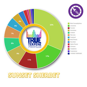 True Terpenes Sunset Sherbet Profile 1oz