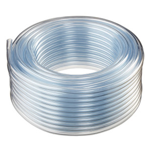 3/16'' x 25' Clear Food Grade Poly Tubing