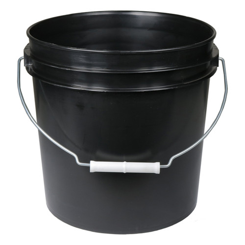 2 Gal Black Bucket w/ handle