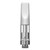 .5ml White Ceramic Cartridge w/ 2mm inlet (1-piece)