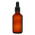 60ml Amber glass tincture dropping bottle with graduation with black cap (Case of 192)