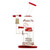 Waterpipe Cheech & Chong 'Anthony' 8.25'' Red