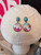 Western Gemstone Glass Crystal Dangling Earrings 