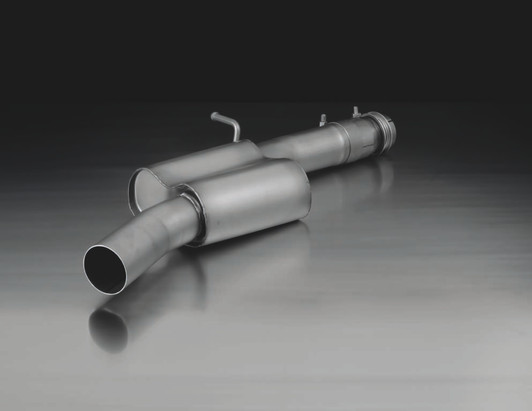 Remus Exhaust Resonated Cat back System Left/Right with Integrated valves using the OE valve control system with 4 tail pipes 84 mm angled, carbon ring - A3 8V Hatchback S3 2.0 TFSI Quattro 221 kW CJXC 2013-2016