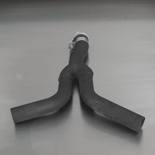 Remus Exhaust Rear Silencer Left/Right with 2 tail pipes 102 mm angled, rolled edge, chromed - A4 B8 Saloon 1.8 TFSI 118 kW CABB 2008-