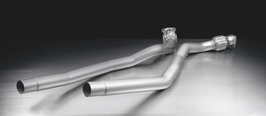 Remus Exhaust Non-Resonated Downpipe back System Left/Right with 2 tail pipes 84 mm angled - A4 B8 Saloon S5 3.0 TFSI 245 kW CREC 2009- Remus Exhaust Non-Resonated Downpipe back System Left/Right with 2 tail pipes 84 mm angled - A4 B8 Saloon S5 3.0 TFSI 245 kW CREC 2009-