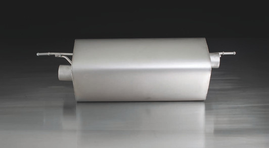 Remus Exhaust Rear Silencer Left/Right with Integrated valves using the OE valve control system with 2 tail pipes 84 mm straight, carbon insert - 2 Series F22/F23 M235i 240 kW N55B30 2014-