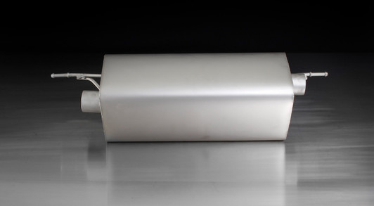 Remus Exhaust Racing Rear Silencer Left/Right with Integrated valves using the OE valve control system with 2 tail pipes 84 mm straight, carbon insert - 2 Series F22/F23 M235i 240 kW N55B30 2014-