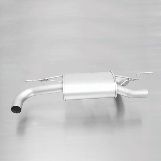 Remus Exhaust Rear Silencer Left/Right with 4 tail pipes 76 mm, rolled edge, chromed - 3 Series F30/F31 320d 135 kW N47D20C 2012- Remus Exhaust Rear Silencer Left/Right with 4 tail pipes 76 mm, rolled edge, chromed - 3 Series F30/F31 320d 135 kW N47D20C 2012-