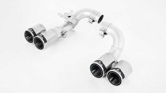 Remus Exhaust Resonated Cat back System Left/Right with Integrated valves using the OE valve control system with 4 tail pipes 84 mm straight, carbon insert - 4 Series F32/F36 435i 225 kW N55B30 2012-2015