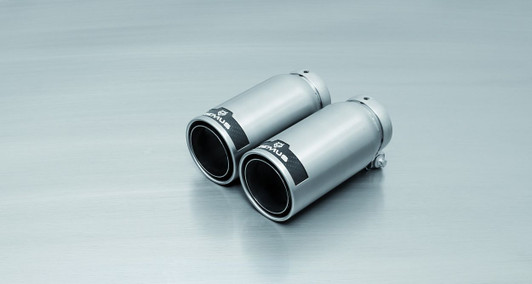 Remus Exhaust Rear Silencer Left/Right with 4 tail pipes 84 mm straight, carbon insert - 5 Series F10/F11 535i 225 kW N55B30A 2010- Remus Exhaust Rear Silencer Left/Right with 4 tail pipes 84 mm straight, carbon insert - 5 Series F10/F11 535i 225 kW N55B30A 2010-