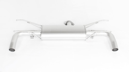 Remus Exhaust Rear Silencer Left/Right with 2 Stainless Steel tail pipes 102 mm angled, straight cut - 124 Spider Type 348 1.4 Turbo 103 kW  2016-