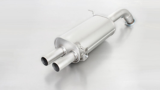 Remus Exhaust Rear Silencer Left with 2 tail pipes 84 mm straight, carbon insert - Fiesta Mk7 1.6 ST 200 147 kW 2016- Remus Exhaust Rear Silencer Left with 2 tail pipes 84 mm straight, carbon insert - Fiesta Mk7 1.6 ST 200 147 kW 2016-