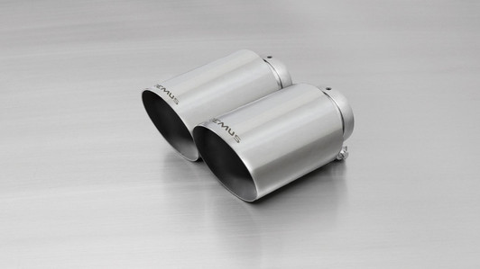 Remus Exhaust Resonated Cat back System Centred with 2 tail pipes 115 mm angled, engraved, chromed - Focus Mk3 2.0 ST 250 184 kW 2012- Remus Exhaust Resonated Cat back System Centred with 2 tail pipes 115 mm angled, engraved, chromed - Focus Mk3 2.0 ST 250 184 kW 2012-
