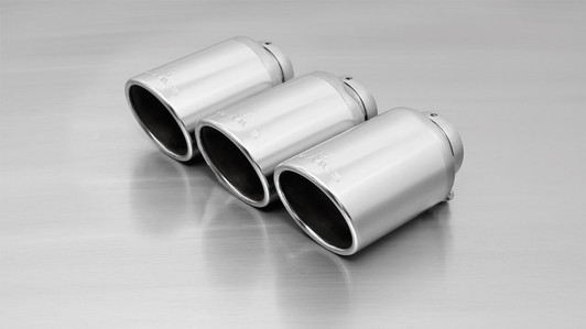 Remus Exhaust Non-Resonated Cat back System Left/Right with Integrated valves including a Remus Exhaust Sound Controller Module with 3 tail pipes 102 mm angled - Civic FK8 2.0 Type-R 235 kW K20C1 2017-