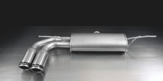 Remus Exhaust Rear Silencer Left with 2 tail pipes 84 mm Carbon Race, angled, carbon ring - Leon 5F 3/5 Door 1.2 TSI FR 77 kW CJZA 2013-2016 Remus Exhaust Rear Silencer Left with 2 tail pipes 84 mm Carbon Race, angled, carbon ring - Leon 5F 3/5 Door 1.2 TSI FR 77 kW CJZA 2013-2016
