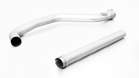 Remus Exhaust Non-Resonated Cat back System Left/Right with 2 Stainless Steel tail pipes 102 mm angled, straight cut - Golf Mk7 Hatchback 2.0 GTI 169 kW CHHA 2013-2016