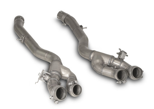 Remus Axle back System Left/Right with Integrated valves using the OE valve control system with 4 Carbon tail pipes ÃƒËœ 102 mm angled, Titanium internals - 3 Series G80 M3 Competition 375 kW S58B30A 2021-