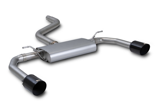 Remus Axle back system Left/Right with 2 tail pipes ÃƒËœ 102 mm angled, rolled edge, chromed - Focus Mk4 2.3 ST Estate 206 kW  2020-