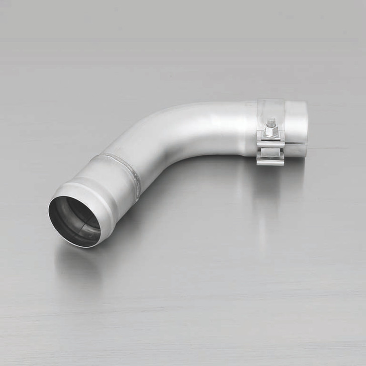 Remus Exhaust Rear Silencer Left with 2 tail pipes 84 mm straight, carbon insert - A3 8V Hatchback 1.4 TFSI 92 kW CZCA 2012-