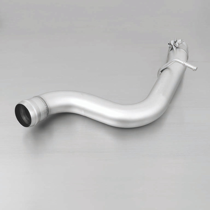 Remus Exhaust Rear Silencer Left/Right with 4 tail pipes 84 mm angled, carbon ring - A3 8VA Sportback 1.8 TFSI Quattro 132 kW CJSA 2014-