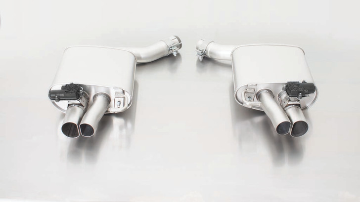 Remus Exhaust Rear Silencer Left/Right with Integrated valves using the OE valve control system with Uses OE Tailpipes - A6 C7 Avant RS6 4.0 V8 412 kW CRDB 2013-