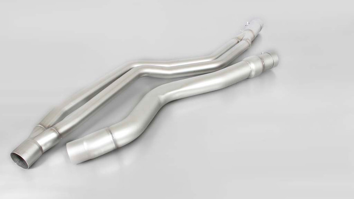 Remus Exhaust Resonated Cat back System Left/Right with Integrated valves using the OE valve control system with 2 tail pipes 84 mm straight, carbon insert - 3 Series F30/F31 LCI 340i 240 kW B58B30A 2015-